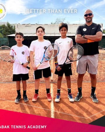 شروع کمپ تمرینی آکادمی تنیس بابک